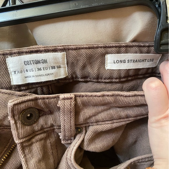 Brown Cotton On straight leg jeans - Picture 3 of 3